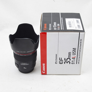 佳能EF35mm/F1.4L USM一代全画幅广角定焦红圈单反镜头98新#7244