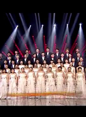 节日合唱团 美丽中国进行曲 高品质伴奏 送合唱谱