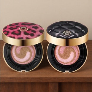 DPC豹纹气垫保湿 持久 遮瑕持妆bb粉霜干皮滋润养肤粉底液遮瑕保湿