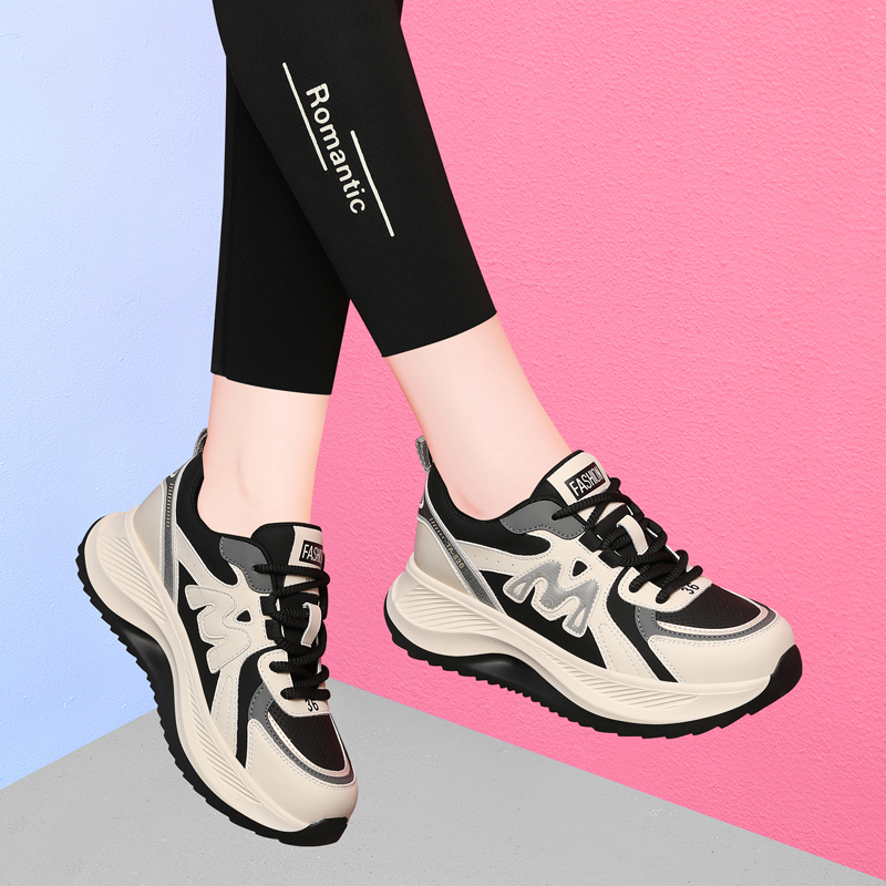 休闲鞋女2025冬季新款厚底增高鞋