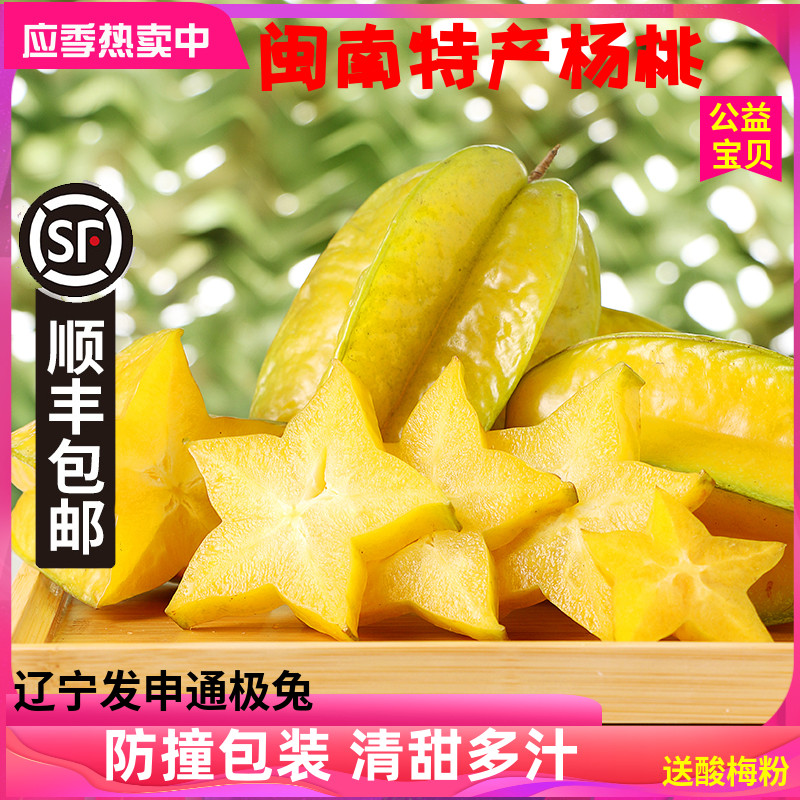 香甜多汁降火去燥福建杨桃送酸粉