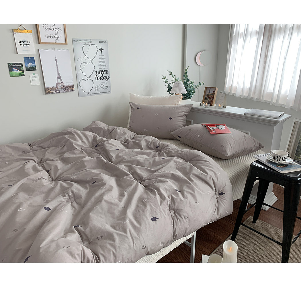 INS3件套纯棉可爱闪电