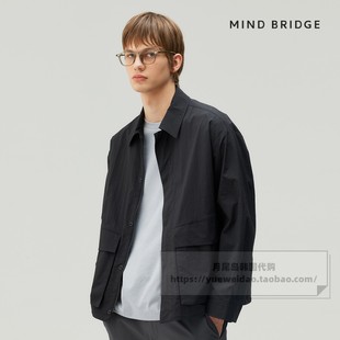 冰感宽松夹克外套MZJP3140 25春夏男士 直邮Mind Bridge韩国代购