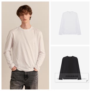 两件套纯棉长袖 25男士 圆领T恤MATS0110 Bridge韩国代购 直邮Mind
