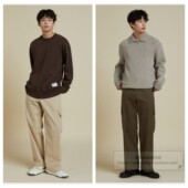 棉直筒休闲长裤 3.8折特价 8T304 MEN春秋男装 韩国代购 直邮T.I FOR