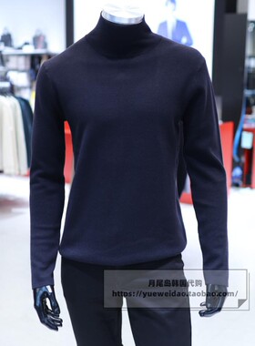 直邮STCO 春秋冬男士韩国代购商务休闲时尚青年绅士高领毛衣RD93
