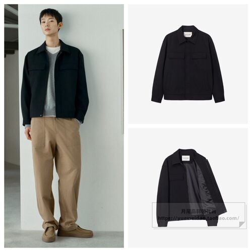 发货快直邮Mind Bridge韩国代购26秋春男士宽松夹克衫M1JP6170