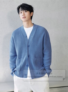 直邮Mind Bridge韩国代购男士春秋宽松商务休闲针织开衫MYCD2170