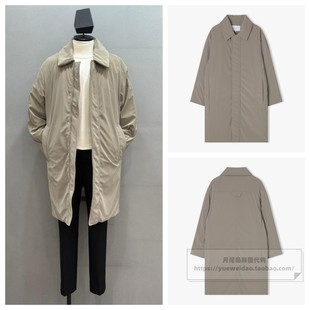 3.5折特价直邮liberclassy韩国代购男装长款翻领宽松羽绒服KW2204