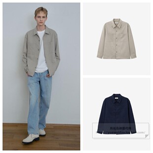 宽松厚衬衫 长袖 M1WS2101 26春男士 发货快直邮MindBridge韩国代购
