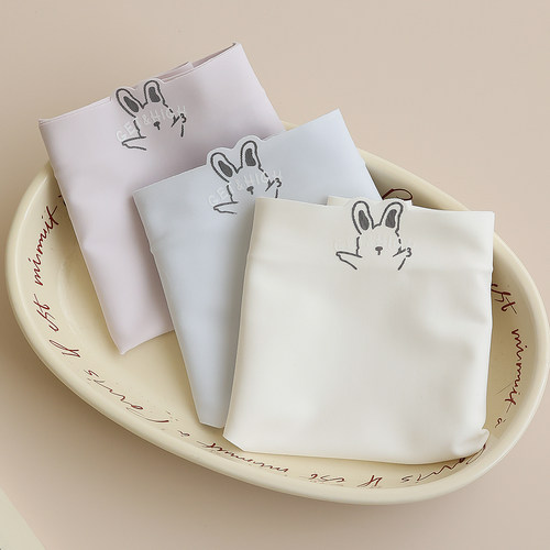 舒适全棉内裤女中低腰包臀款无痕