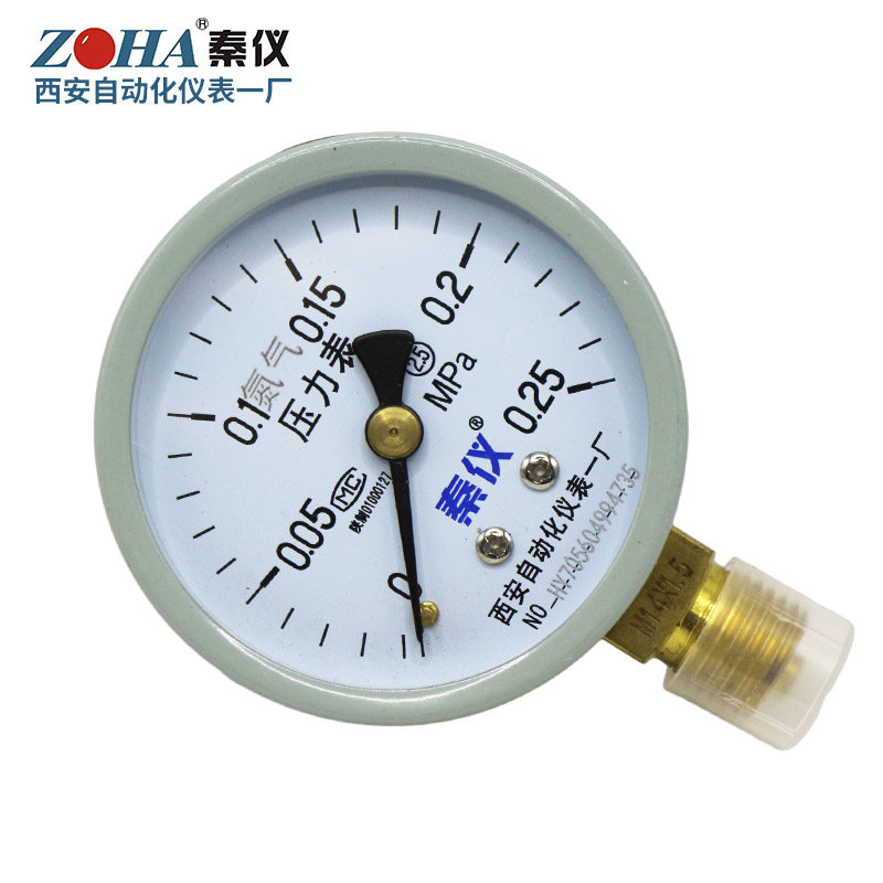 秦仪西安仪表YQD60氮气压力表