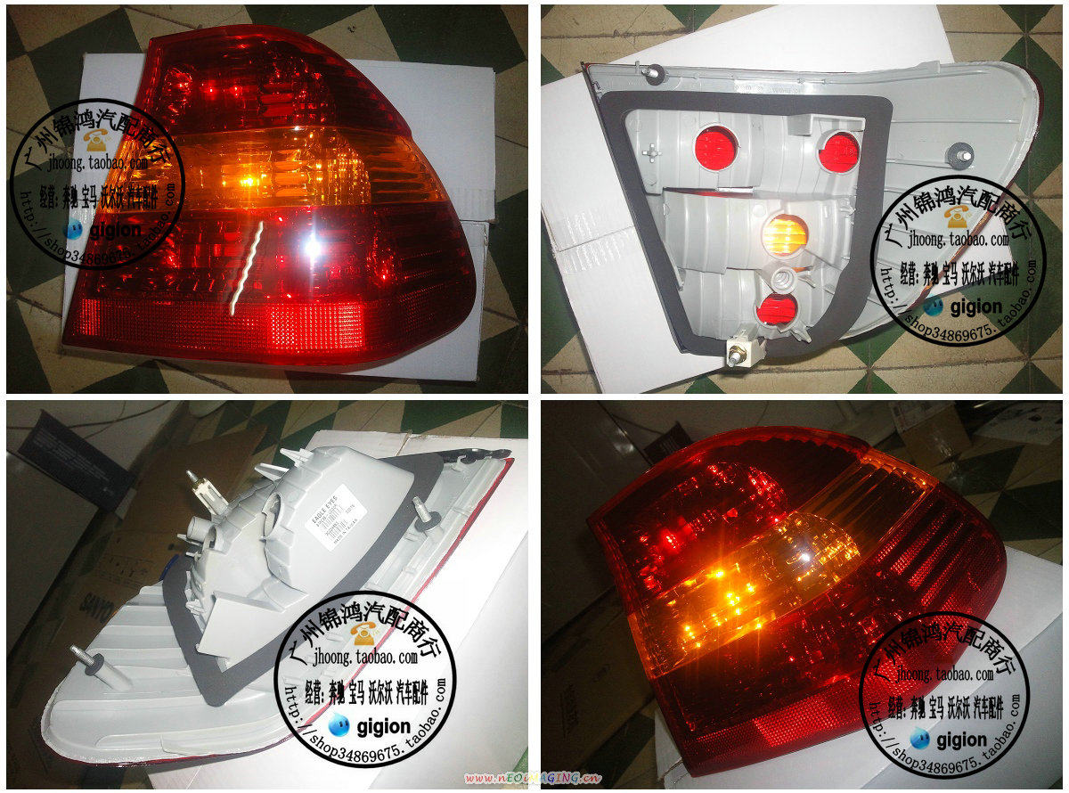 适用于宝马E46 316 318 320 323 325 328 330 尾盖灯 后尾灯