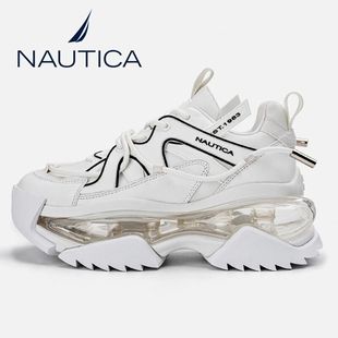 女鞋 女士 NAUTICA 诺帝卡休闲鞋 拼接网红老爹鞋 商场同款 时尚