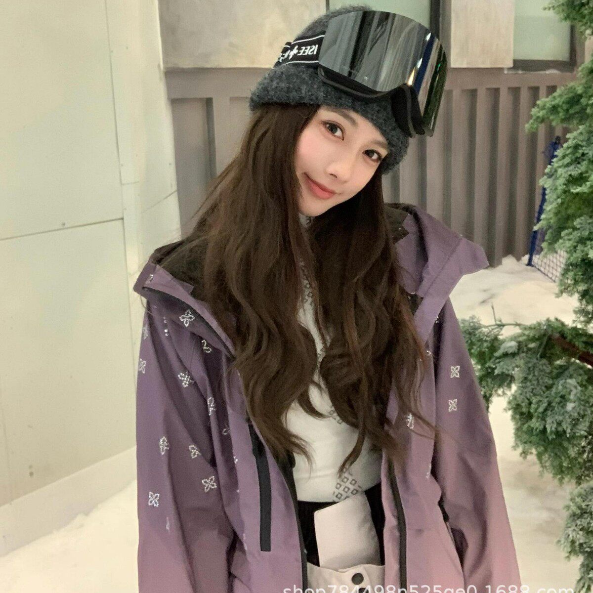 2025年新款滑雪服男女同款雪季防水压胶单双板滑雪套装
