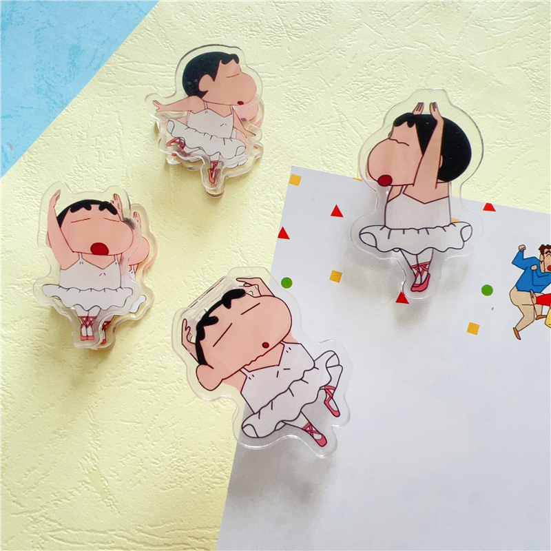 蜡笔小新文具周边双面pp夹