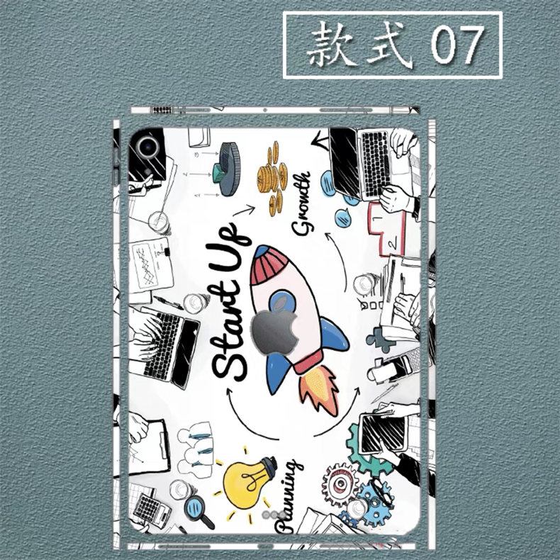 适用IPad Air 3/4/5 2018/2020 IPad Pro mini原装贴纸背贴膜机膜