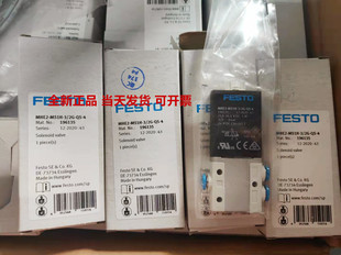 全新原装 FESTO 费斯托电磁阀 MHE2-MS1H-3/2G-QS-4 196135现货
