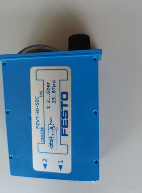 费斯托FESTO 气动计时器PZVT-999-SEC-B 13988原装正品现货
