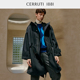 CERRUTI 1881男装 秋冬商务休闲连帽两件套风衣外套C46I6EI031