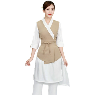 姿记2025新品美容师纹绣师工作服美容服美容院美容师工服春夏装女