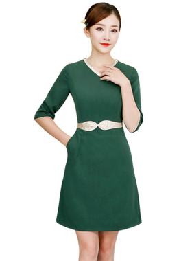 新款养生美容师工作服