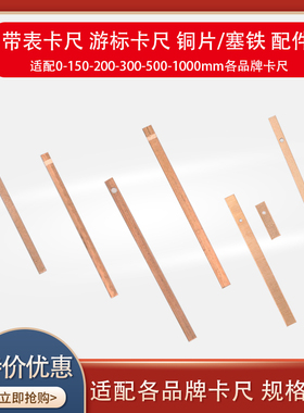 带表卡尺铜片游标卡尺塞铁弹簧片数显卡尺通用配件0-150-200-300