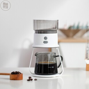 全自动旋转茶具玻璃泡茶器办公便捷咖啡滴滤壶 懒人泡茶壶2024新款