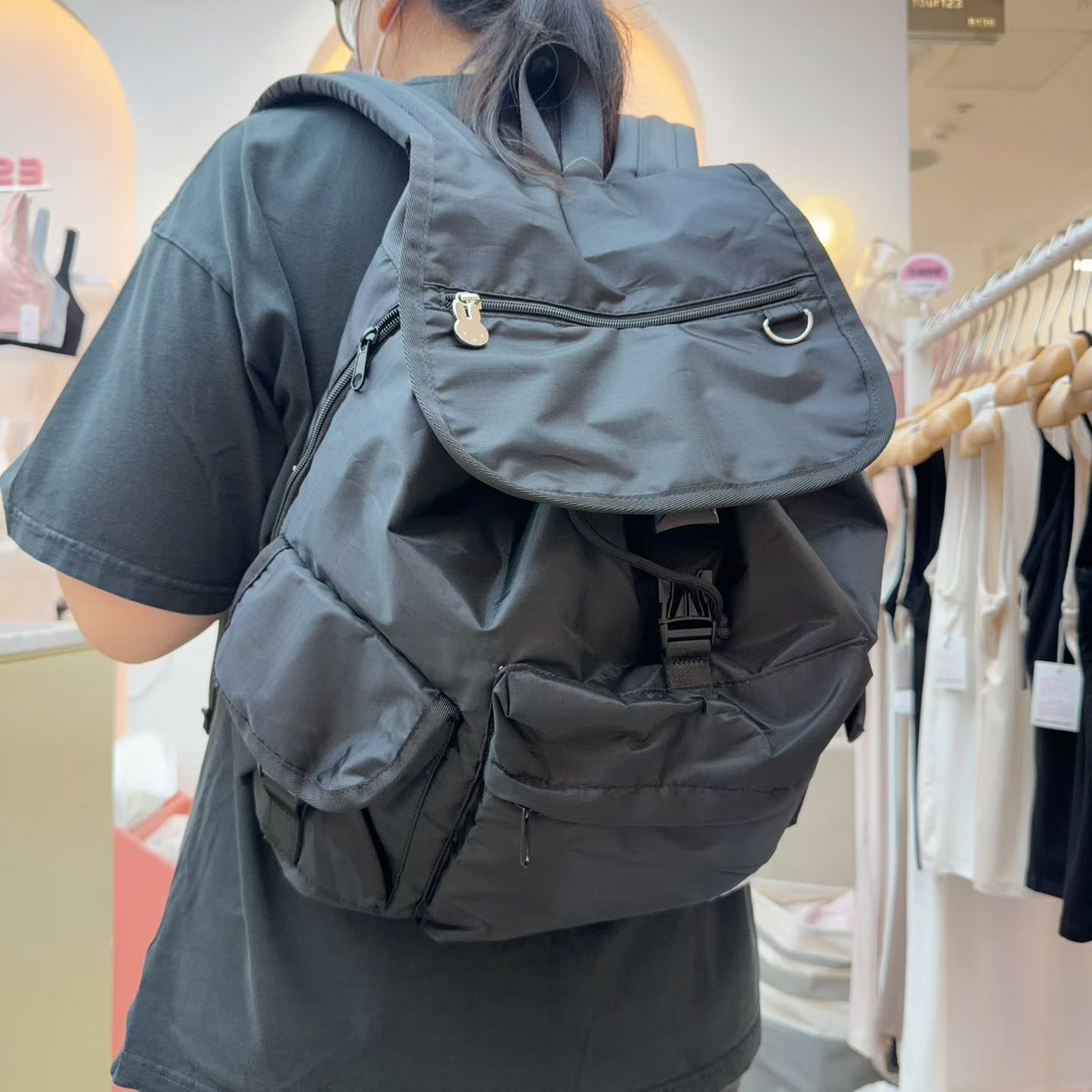 双肩背包wing女韩国东大门代购 时尚百搭卡通图案 女包袋