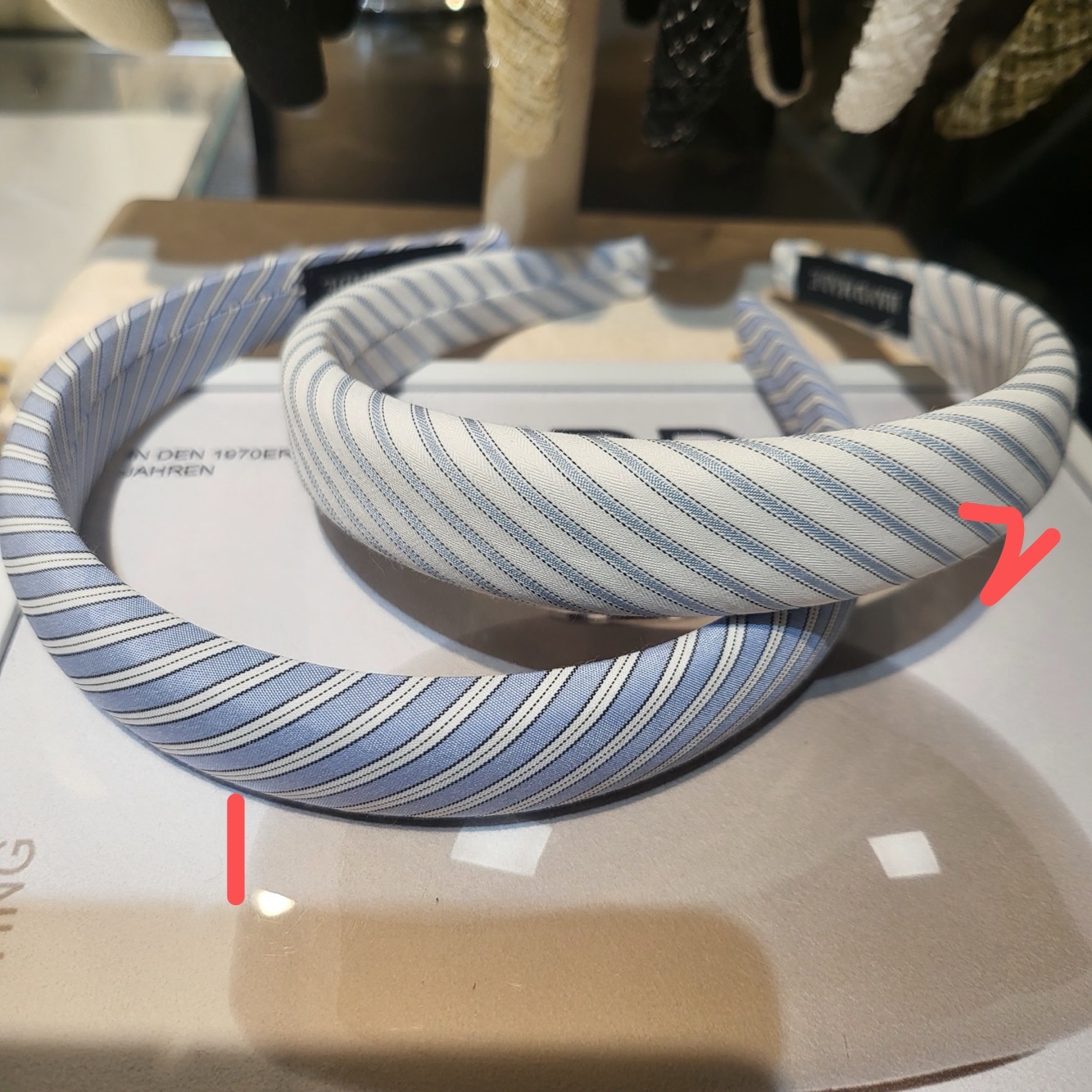 发箍2025春款earlobe东大门代购时尚简约条纹头箍4