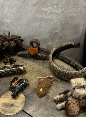 发夹抓夹 Trois de LEI东大门代购豹纹 蝴蝶结款12