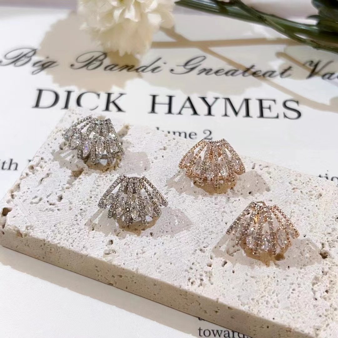 耳钉alen韩国东大门代购春新款清新水钻简约款女耳饰4