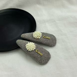 简约东大门韩国代购 The 秋冬款 刘海夹 Queen发夹