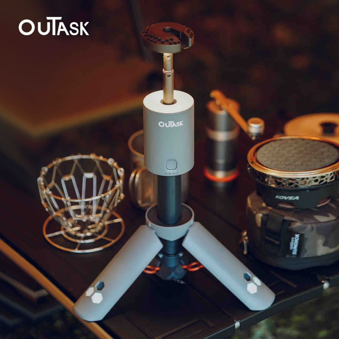 outask户外多功能伸缩灯野餐照明