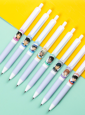 日本UNI三菱HISAGO柯南怪盗基德限定款jestream黑色中性笔圆珠笔