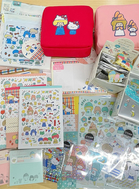 【20%off】日本sunstar三丽鸥mizutama限定A6便签本便利贴文件夹