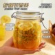 百香果蜂蜜柠檬密封罐玻璃食品级储物罐专用泡果酒装 泡菜黄桃空瓶