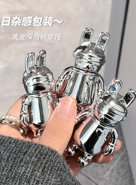 YPYP时空兔雾面唇釉哑光不沾杯素颜显白学生党低饱和裸色唇泥