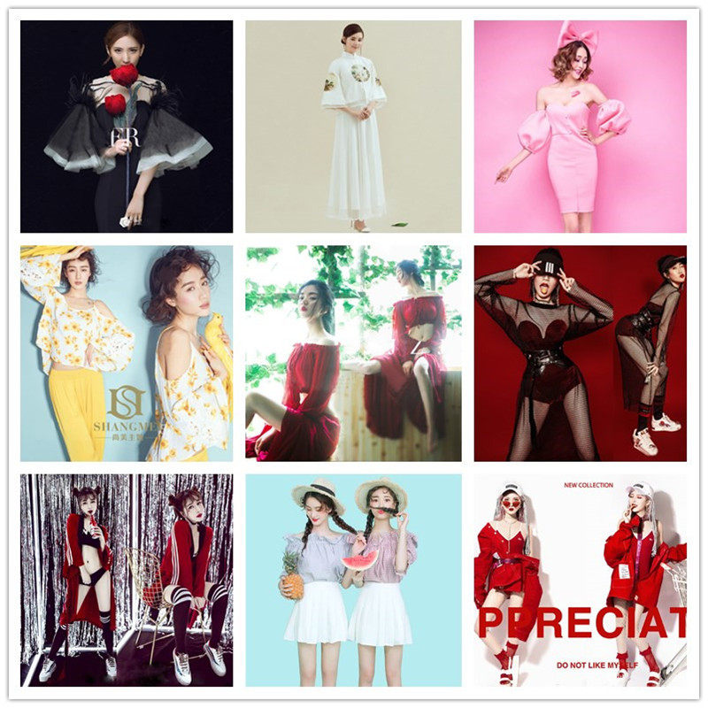 唐戴影楼个人艺术主题森系服饰个性时尚摄影小清新少女写真服装