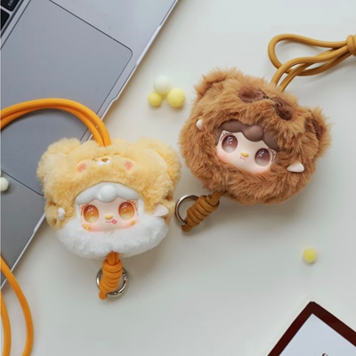 【确认款】正版氧氧yooki七代小小动物园手机挂绳毛绒潮玩盲盒