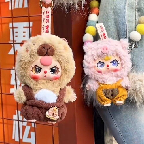 【确认款】正版现货baby three娃三岁小可爱系列毛绒潮玩盲盒礼物