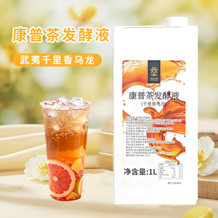 康普茶发酵液千里香乌龙茶餐饮奶茶店专用茶基底发酵浓缩茶液原料