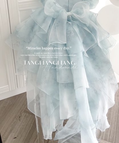 唐靓靓｜绿野仙踪公主裙拖尾(不单拍）