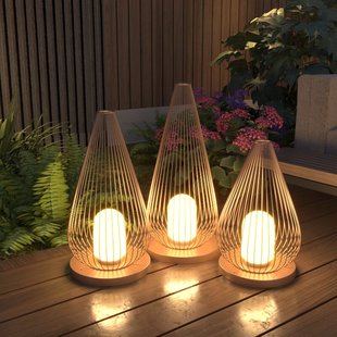 新中式民宿酒店防水景观庭院装饰灯鸟笼花园别墅院子落地灯草坪灯