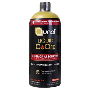 现货美国 Qunol Liquid原装辅酶q10液体中老年CoQ10液体辅酶900ML