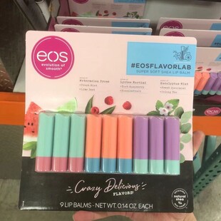 现货美国EOS润唇膏护唇膏有机孕妇儿童滋润保湿水果味1支