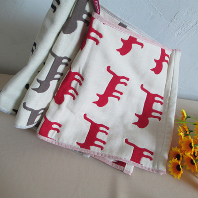 a类纯棉纱布大方巾柔软吸水全棉毛巾成人家用宝宝儿童洗脸擦手巾