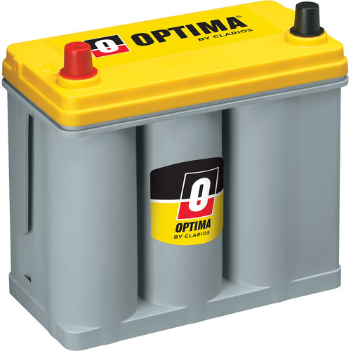 OPTIMA奥铁马12V38Ah卷绕蓄电池8071-176 460A 38AH黄顶D51R电瓶