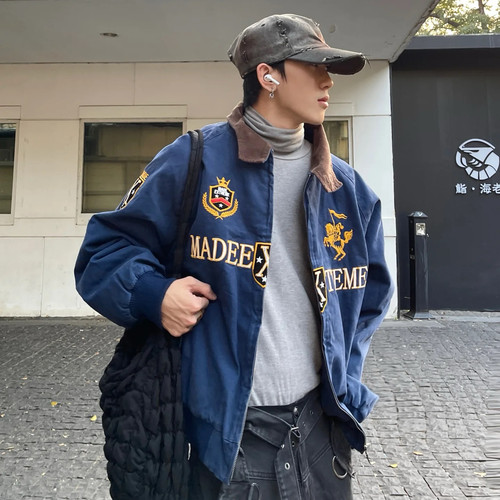 哈灵顿秋季男士工装夹克外套