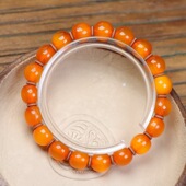 精品天然黄金甲山龟壳圆珠手串民族风龟壳男女士文玩饰品佛珠手链